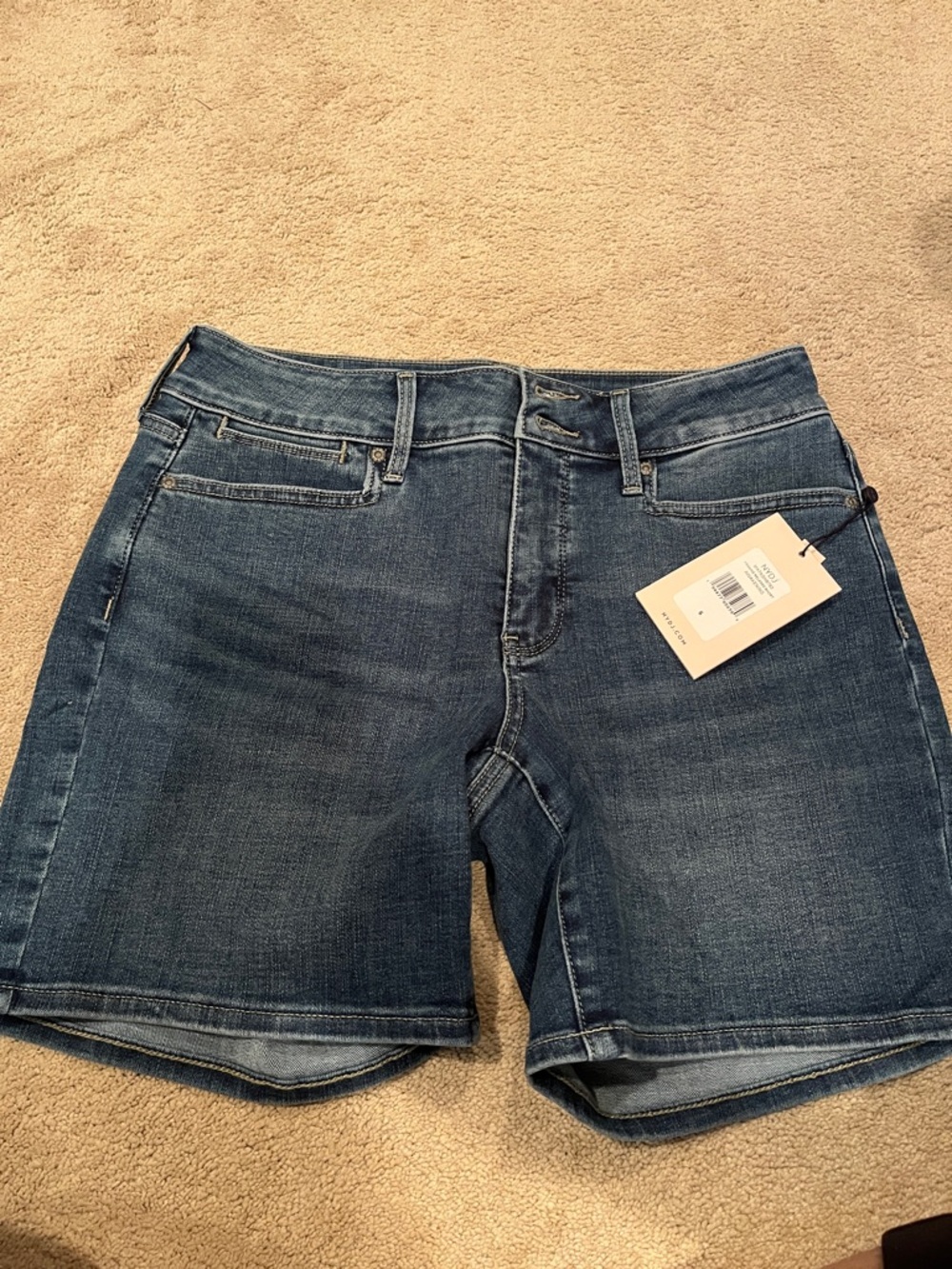 NYDJ Women's Dark Blue Jean Shorts